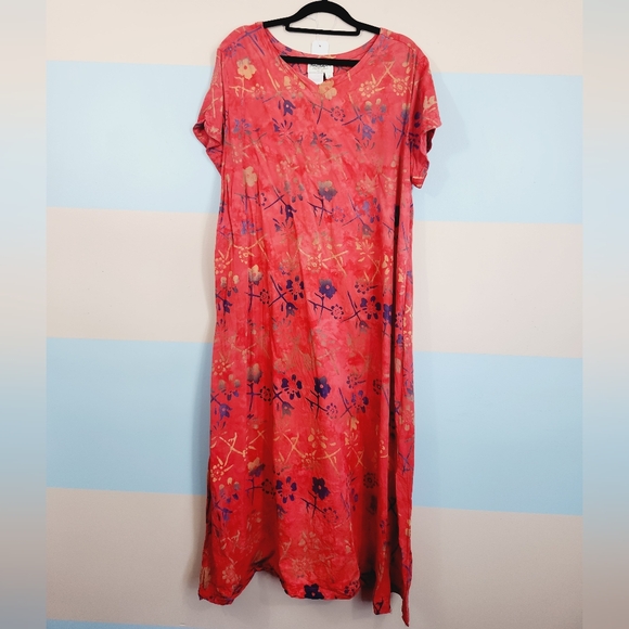 Vintage Norman Thompson Plus Size Midi Dress - Picture 5 of 6